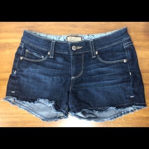 Paige denim shorts, size 25